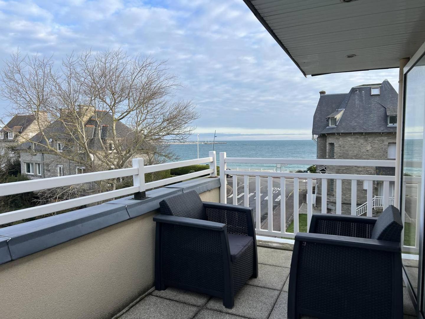 390 Appartement 3 Chambres Avec Vue Sur La Grande Plage De Saint-Cast La Garde  Dış mekan fotoğraf